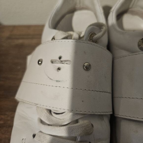 Louis Vuitton LV Logo Monogram White Front Row Lock Leather Sneakers 36 - Picture 7 of 12